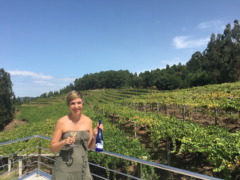 Tasting Mar de Frades at the winery!