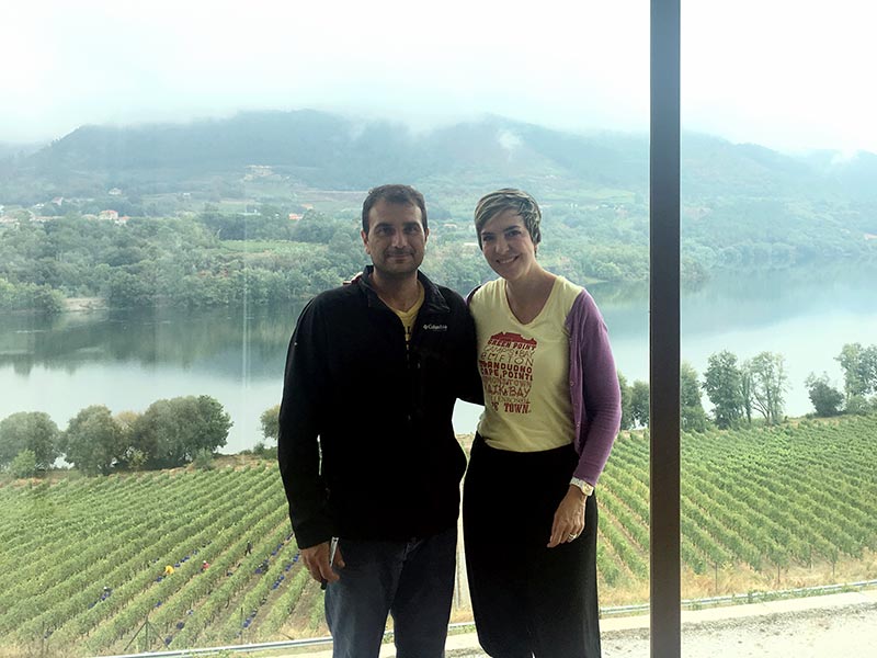 Ramón Do Casar and Javier the oenologist, one of the fabulous Spanish wineries in Ribeiro by Colorful wines Ramón Do Casar and Javier the oenologist, one of the fabulous Spanish wineries in Ribeiro by Colorful wines