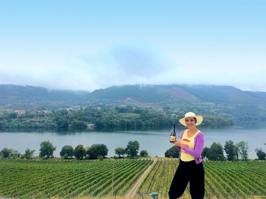Jimena at Ramon Do Casar Colorful Wines