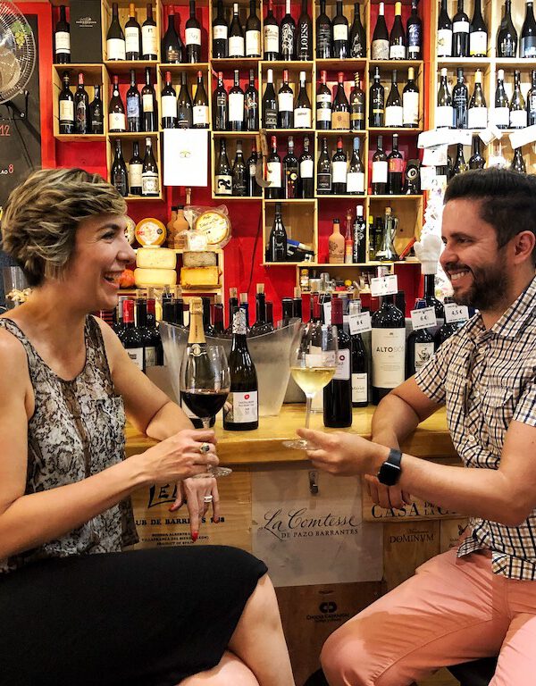 Organic_Spanish wine and Vegan Tapas tour Madrid_colorful_wines