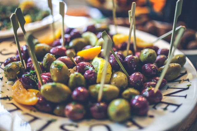 spanish olives vegan tapas and organic wines colorful wines
