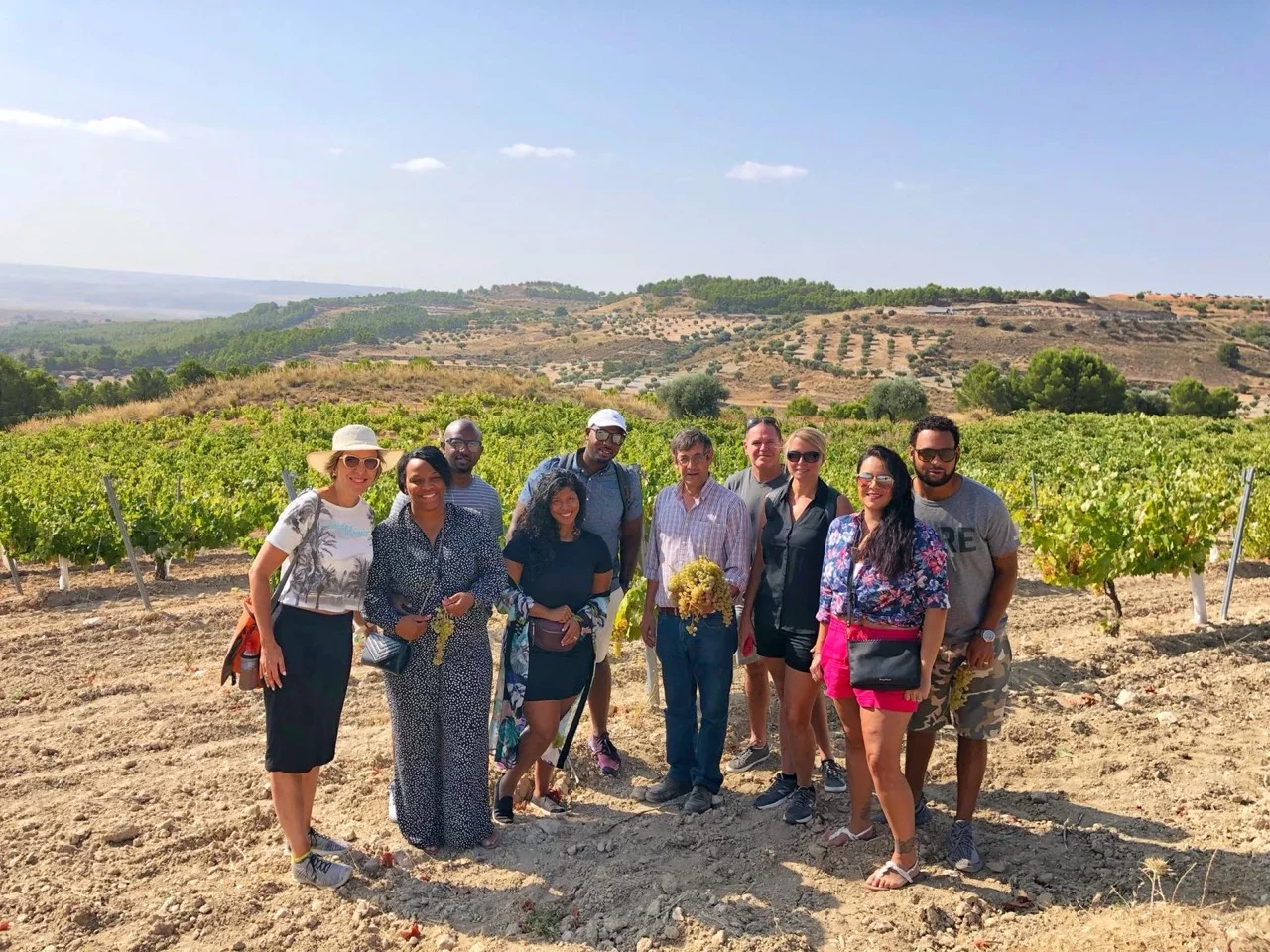 private wine tour vineyard and winery visit colorful wines