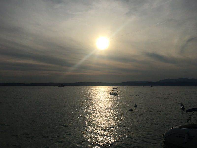 Sunset at Sirmione, Lake Garda