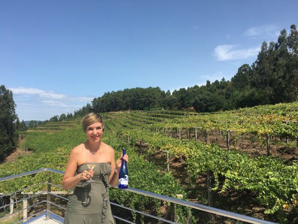 Tasting Mar de Frades at the winery!