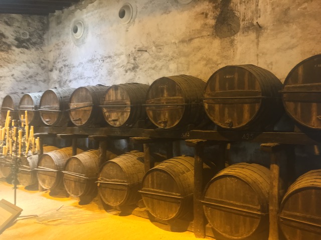 One of the cellars at Bodegas Tío Pepe