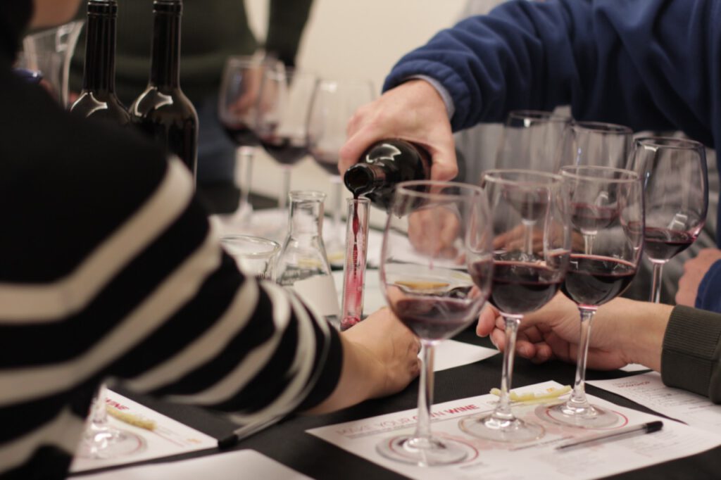 Become a winemaker for a day team bonding experience colorful wines